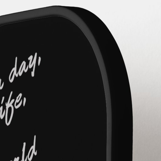 Aangepast monogram voor Buddha Quote Pickleball Paddle (Links Detail)