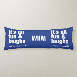 Aangepast monogram voor FUN en LAUGHS en kussen vo