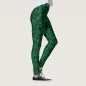 Aangepast monogram voor groen camouflage patroon leggings (Rechts)