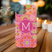 Aangepast monogram voor kleurrijk flessenpatroon Case-Mate iPhone case