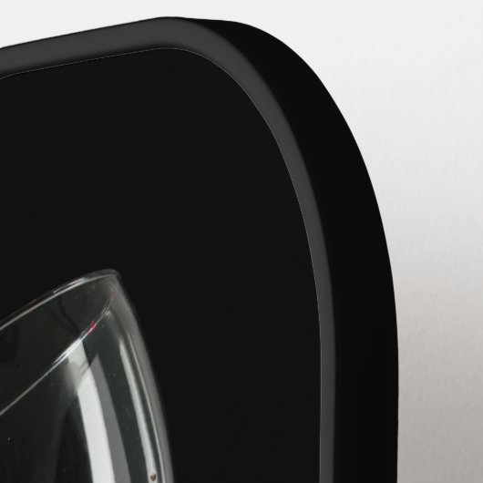 Aangepast monogram "wijnglas" pickleball paddle (Links Detail)