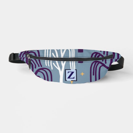 Aangepast monogram Willow Tree-patroon Heuptasje (Voorkant)