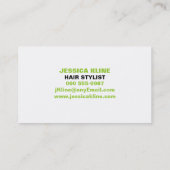 Aangepast Monogram wit Visitekaartje (Achterkant)