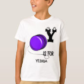Aangepast monogram Y is een leuke wedstrijd voor j T-shirt (Voorkant)