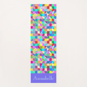 Aangepast monogram Yoga Workout Modern Yoga Mat (Voorkant)