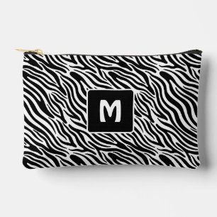 Aangepast monogram zebra patroon etui