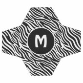 Aangepast monogram zebra patroon voetbal (Enkel)