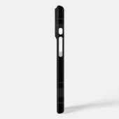 Aangepast Monogram Zwart Plakt Case-Mate iPhone Case (Achterkant / Links)