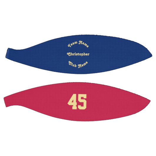 Aangepast monogramed Team Club Player Name Number Basketbal (Panelen)