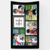 Aangepast monogramma 5 FotomozaïekAfbeelding Colla Spandoek (Verticaal)