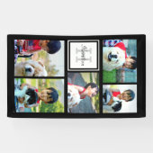 Aangepast monogramma 5 FotomozaïekAfbeelding Colla Spandoek (Horizontaal)