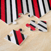 Aangepast monogrammatisch moeilijk geometrisch legpuzzel (Zijkant)