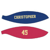 Aangepast monogrammed Club Team Player Name Number Basketbal (Panelen)