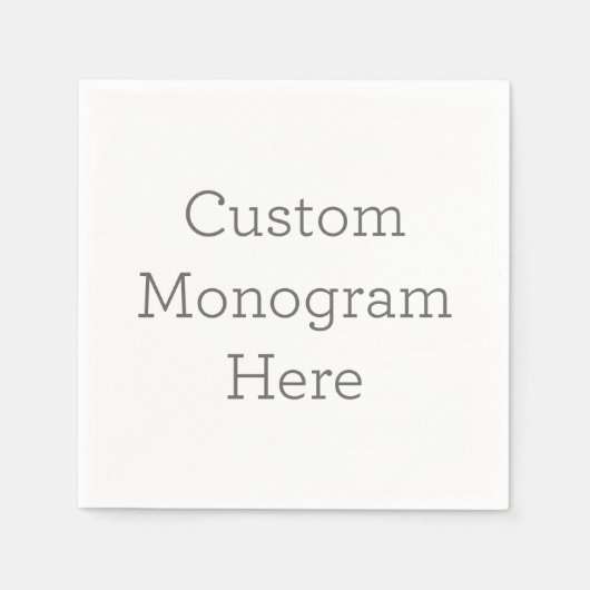 Papieren servetten, Standaard Cocktail Servet (Voorkant)