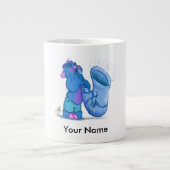 Aangepast montagekarakter met 'N' Grote Koffiekop (Voorkant)