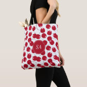 Aangepast mooi, vers Red Cherry-patroon Tote Bag (Dichtbij)