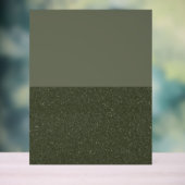 Aangepast mos en textuur acryl teken bord (Neutraal)