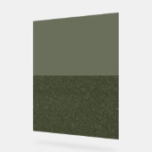Aangepast mos en textuur acryl teken bord (Hoek)