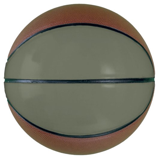 Aangepast mos groen basketbal ontwerp (Voorkant)