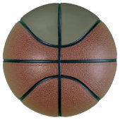 Aangepast mos groen basketbal ontwerp (Rechts)