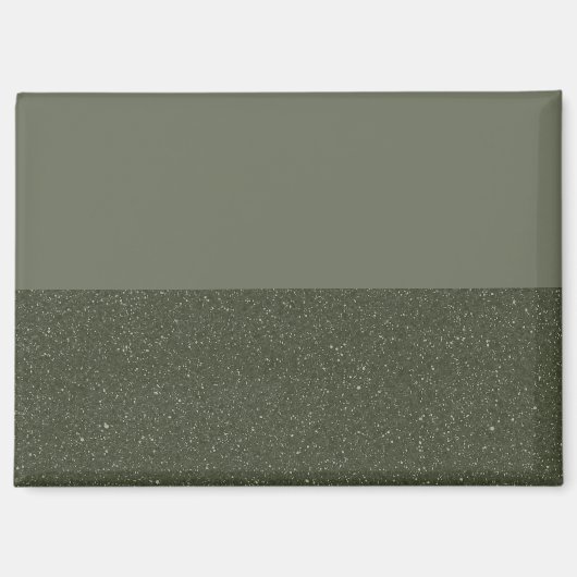 Aangepast mos groen + getextureerde magneet (bodem (Voorkant)