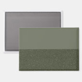 Aangepast mos groen + getextureerde magneet (bodem (Voorkant / Achterkant)