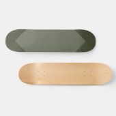 Aangepast mos groen skateboard dek (Horizontaal)