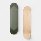 Aangepast mos groen skateboard dek (Voorkant)