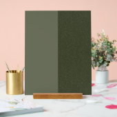 Aangepast mos groen split acryl teken bord (Huwelijk)