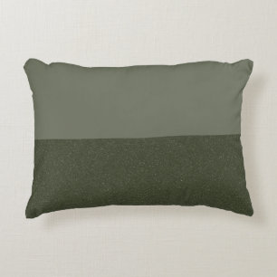 Aangepast mos groen split kussen ontwerp