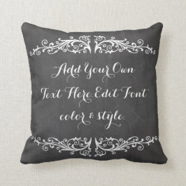 Aangepast motivatie chalkboard kussen