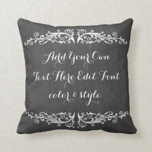 Aangepast motivatie chalkboard kussen