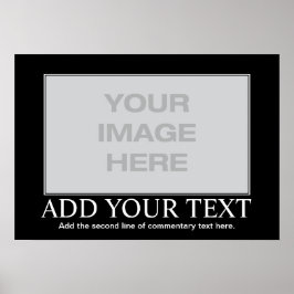 Aangepast Motivatie Poster - Aangepaste demotiveri