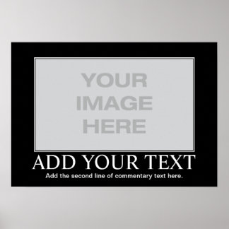 Aangepast Motivatie Poster - Aangepaste demotiveri