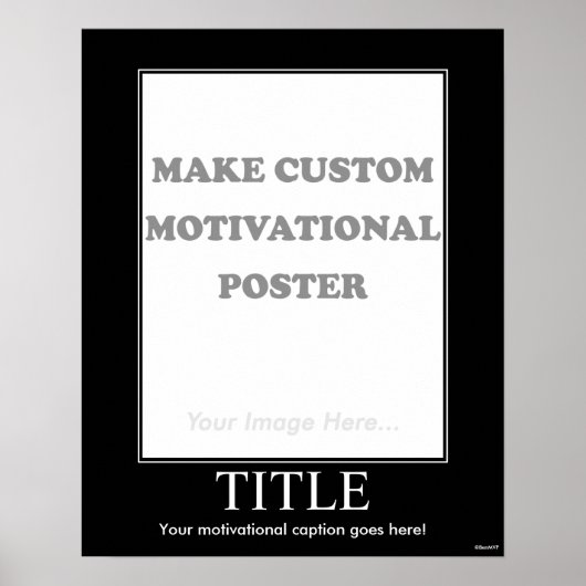 Aangepast Motivatie Poster maken (portret) (Voorkant)
