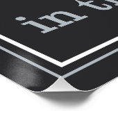 Aangepast Motivatie poster prijsopgave voor kleur (Hoek)