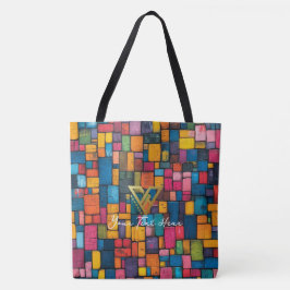 Aangepast: Mozaïek Medley gepersonaliseerd Tas. Tote Bag