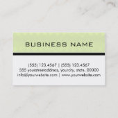 Aangepast mozaïekmonogram voor Abstracte kunst #37 Visitekaartje (Achterkant)