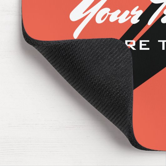 Aangepast muispad met audio microfoon-logo muismat (Hoek)