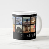 Aangepast multi-foto Afbeelding collage Grote Koffiekop (Voorkant rechts)