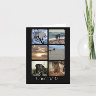 Aangepast multi-foto Afbeelding collage Kaart