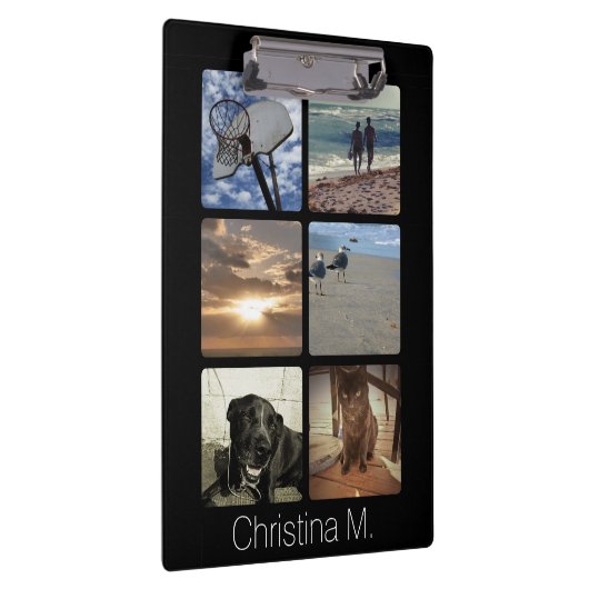 Aangepast multi-foto Afbeelding collage Klembord (Rechts)