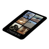 Aangepast multi-foto Afbeelding collage Magneet (Linkerzijde)