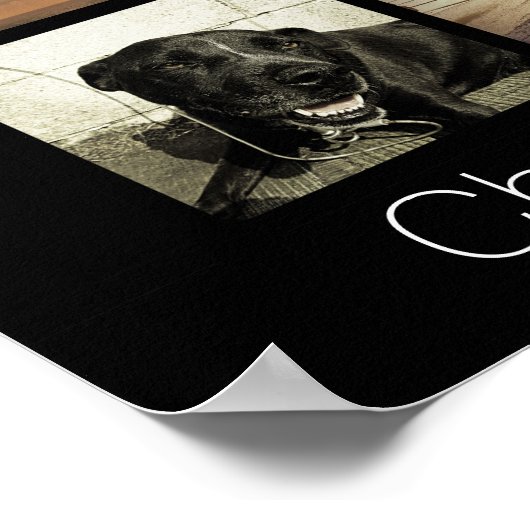 Aangepast multi-foto Afbeelding collage Poster (Hoek)