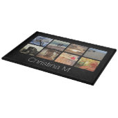 Aangepast multi-foto Afbeelding collage Snijplank (Hoek)