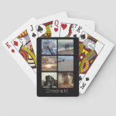 Aangepast multi-foto Afbeelding collage Speelkaarten (Achterkant)