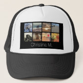 Aangepast multi-foto Afbeelding collage Trucker Pet (Voorkant)