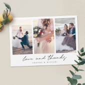 Aangepast multi-fotohuwelijk bedankt Magnet