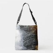 Aangepast multiprintbaar schuifbalk fancy water crossbody tas (Achterkant)