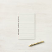 Aangepast Multomap voor gelijnde laptop Post-it® Notes (Op bureau)